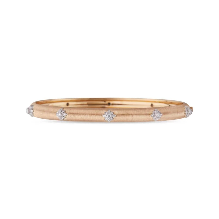 Buccellati Macri Bombe Bracelet | Luxury Diamond Gold Cuff Bracelet for Women