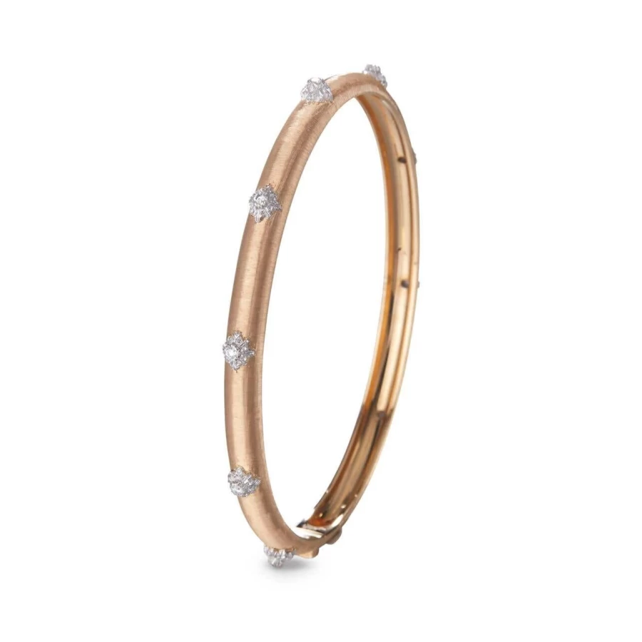 Buccellati Macri Bombe Bracelet | Luxury Diamond Gold Cuff Bracelet for Women