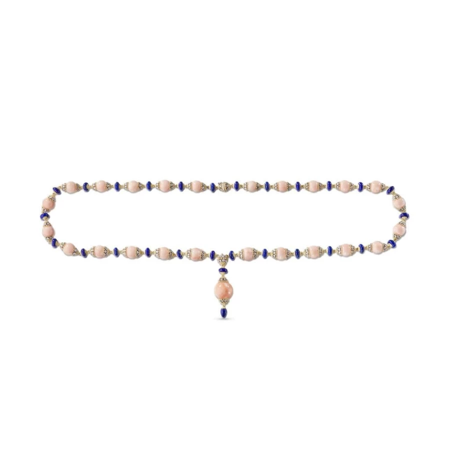 Buccellati Diamond Umbilical Necklace | 18K Gold Luxury Italian Jewelry