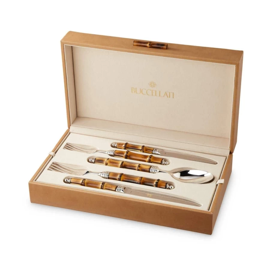 Buccellati Tahiti Luxury Flatware Set - Premium Stainless Steel Cutlery Collection