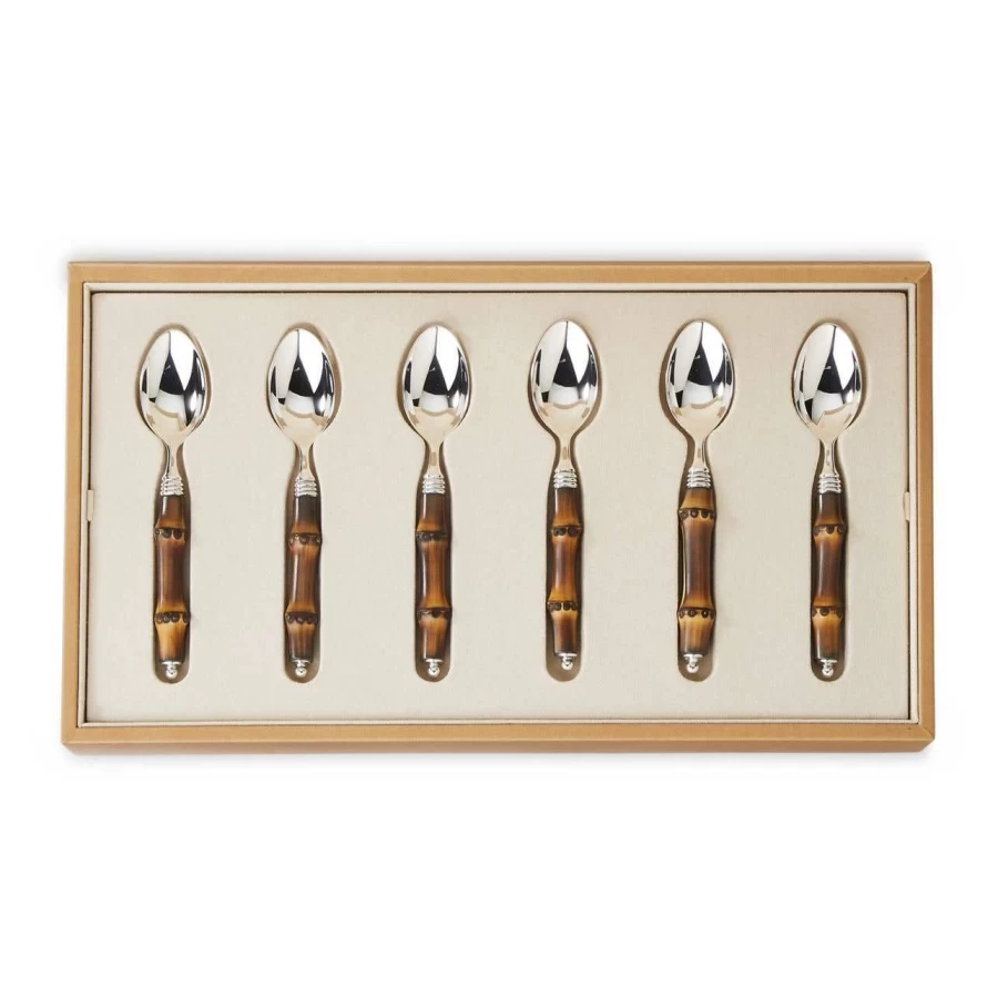 Buccellati Tahiti Luxury Coffee Spoon - Elegant Dessert Spoon, Premium Silverware for Coffee & Tea