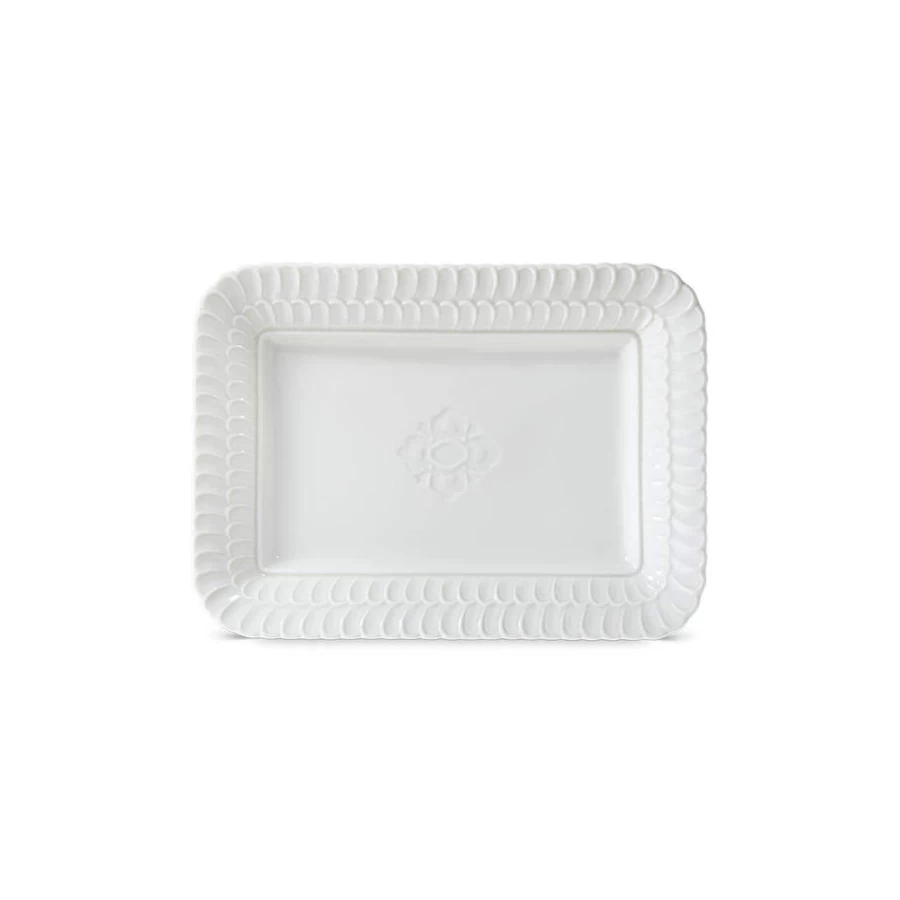 Buccellati Double Rouche White Porcelain Vide Poche - Florence Collection
