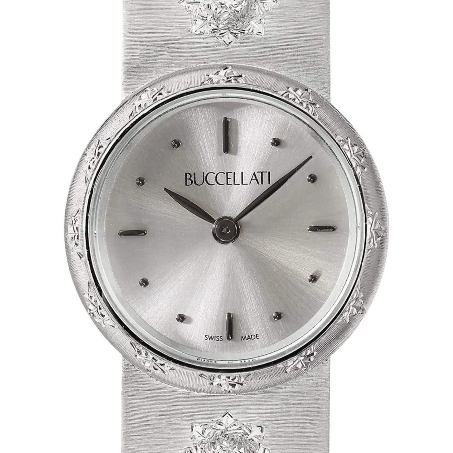 Buccellati Macri Luxury Swiss Made Automatic Watch for Men - Elegant Stainless Steel Chronograph with Sapphire Crystal