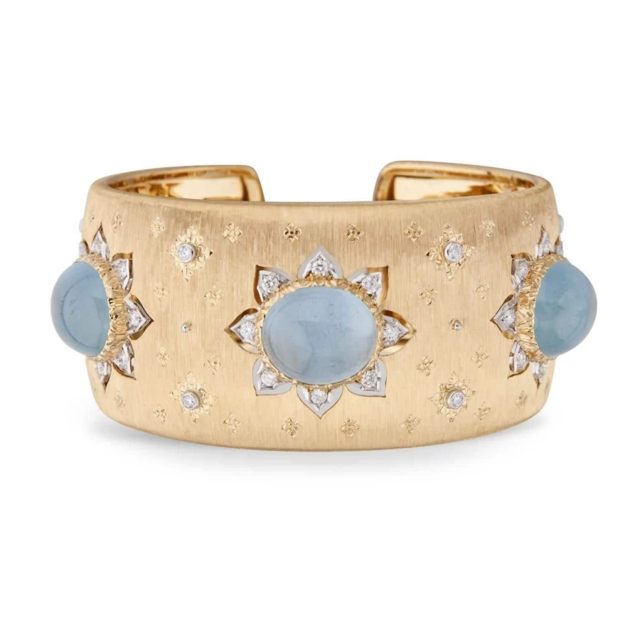 Buccellati Macri Colorful Gemstone Bracelet Luxury Italian Jewelry