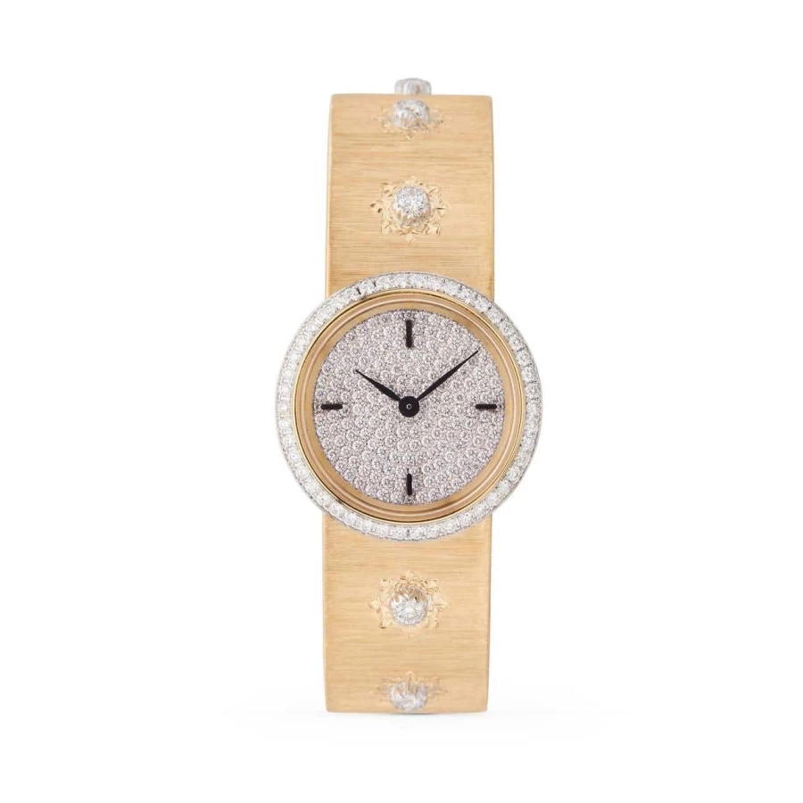 Buccellati Macri Luxury Swiss Watch for Men - Automatic Movement, Sapphire Crystal, Stainless Steel