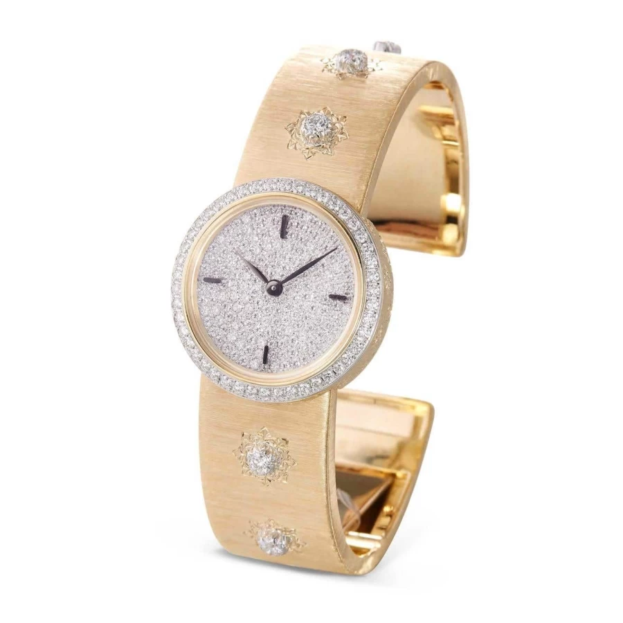 Buccellati Macri Luxury Swiss Watch for Men - Automatic Movement, Sapphire Crystal, Stainless Steel