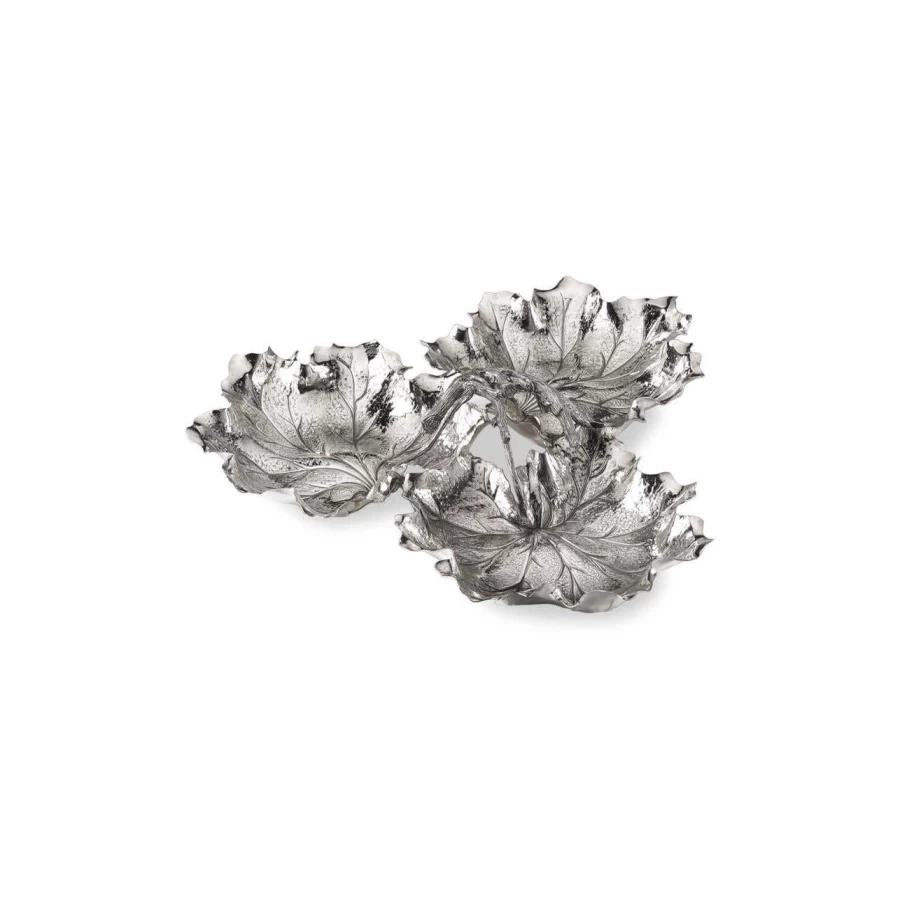 Buccellati Luxury Leaves Centerpiece - Elegant Floral Table Decor for Weddings & Events