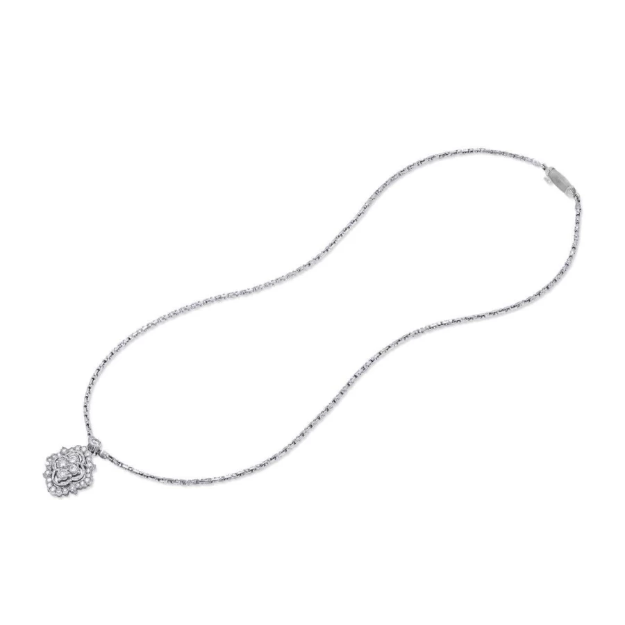 Buccellati Carlotta Pendant - Elegant Diamond & Gold Pendant Necklace