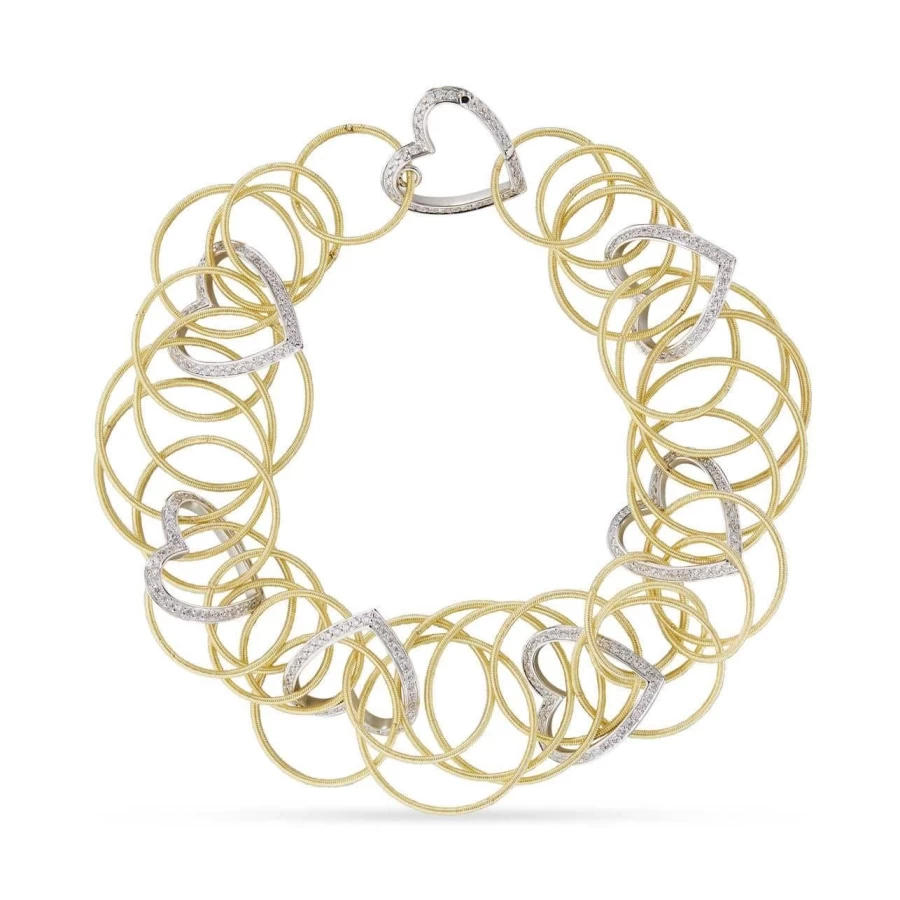 Buccellati Hawaii Diamond Tennis Bracelet in 18K Gold | Luxury Italian Jewelry