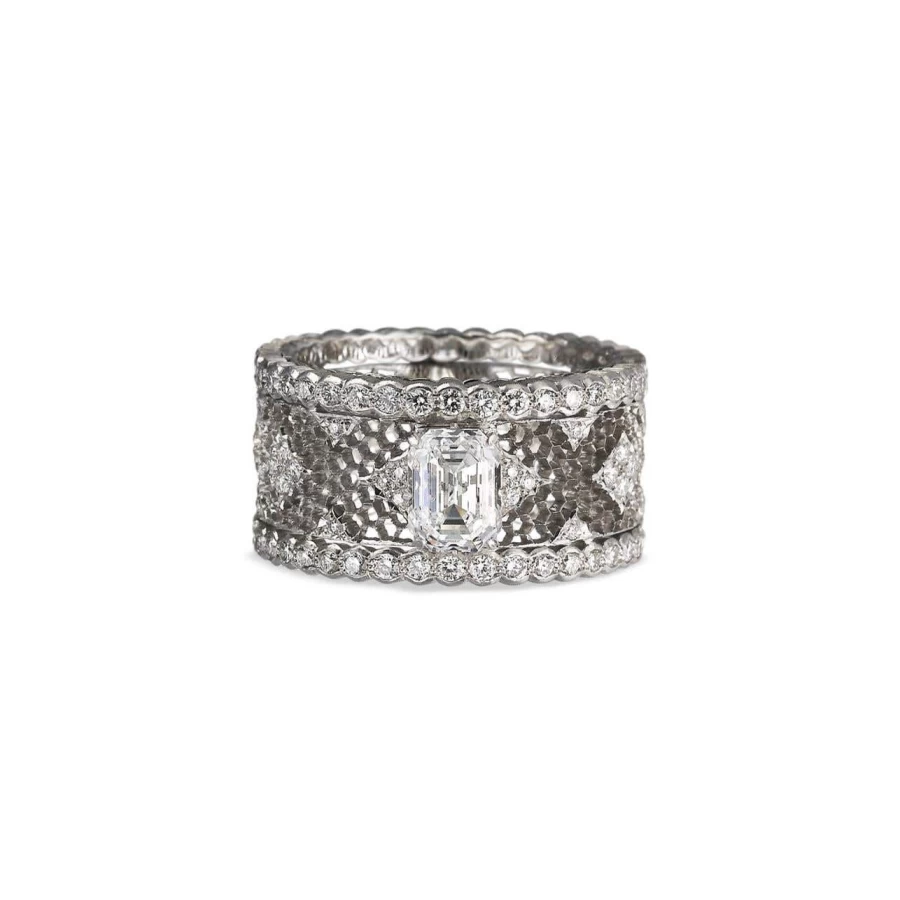 Buccellati Ginevra Ring - Elegant Luxury Gold Band with Intricate Italian Craftsmanship