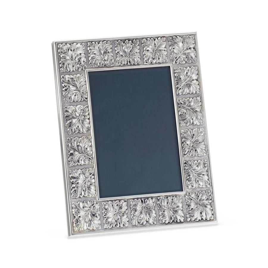 Buccellati Luxury Leaf Frame - Elegant Floral Design Gold or Silver Picture Frame