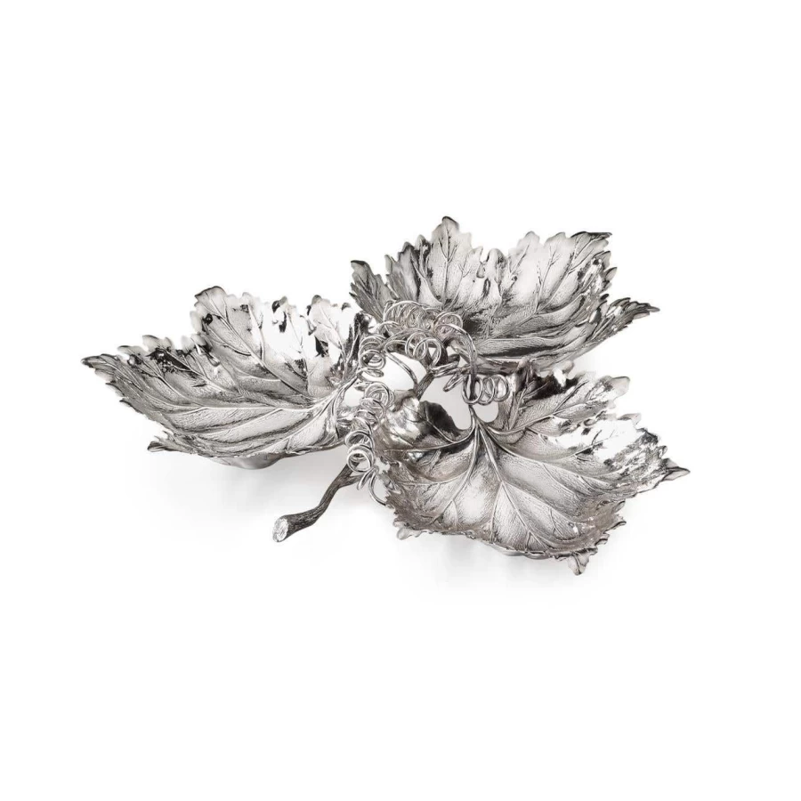 Buccellati Luxury Leaves Centerpiece - Elegant Floral Table Decor for Weddings & Events