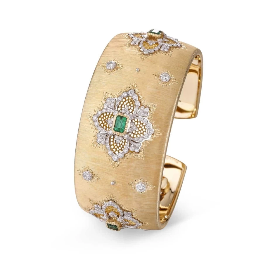 Buccellati Opera High Jewellery 18K Gold Diamond Bracelet