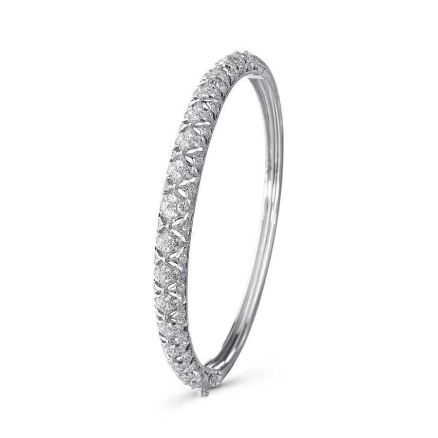 Buccellati Antiope 18K Gold Diamond Bracelet Luxury Italian Jewelry
