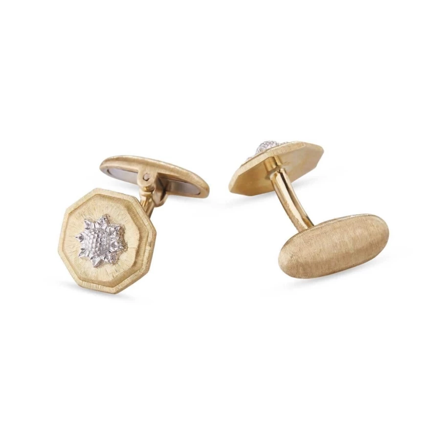 Buccellati Macri 18K Gold Cufflinks for Men - Luxury Italian Designer Cufflinks