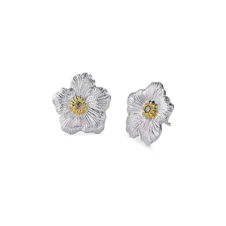 Buccellati Blossoms Diamond Earrings | Luxury Floral Design Earrings