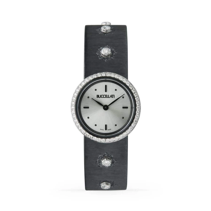 Buccellati Macri Luxury Swiss Automatic Watch for Men - Elegant Skeleton Dial, Stainless Steel Case