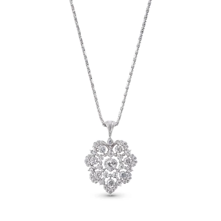 Buccellati Ghirlanda Pendant Necklace - Exquisite Floral Design Luxury Jewelry