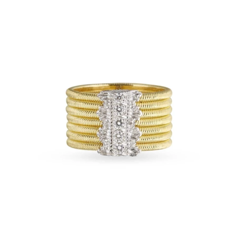 Buccellati Hawaii Diamond Ring - Luxury 18K Gold Hawaiian Inspired Jewelry