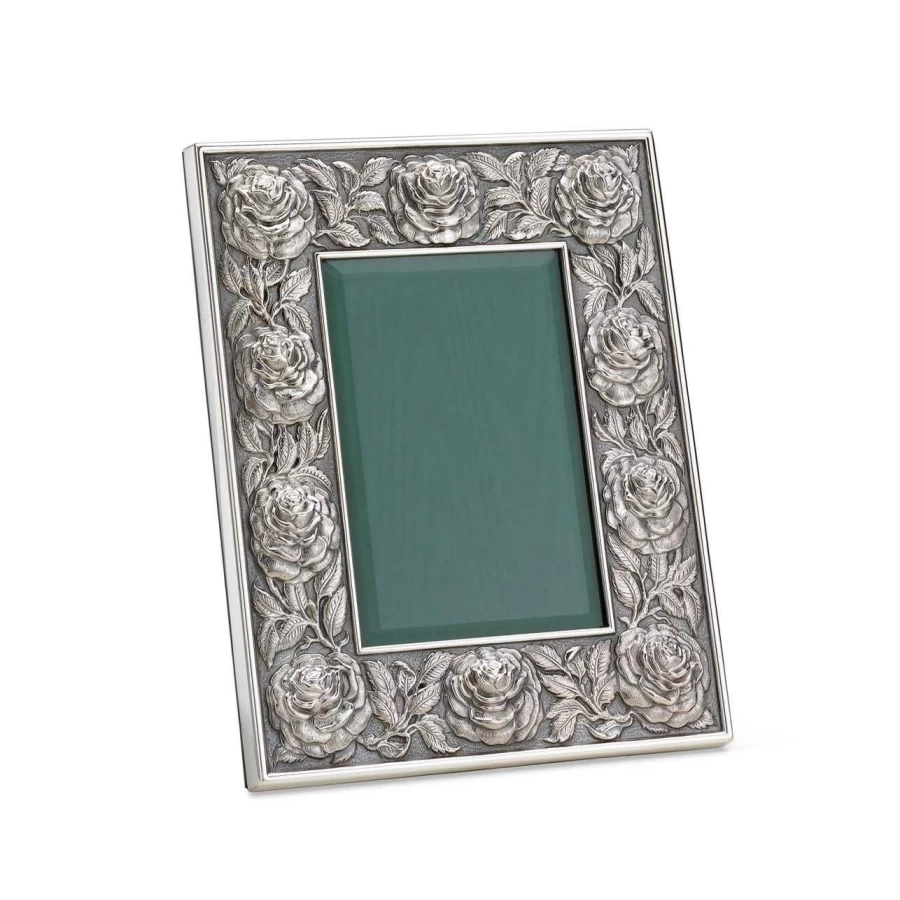 Buccellati Luxury Gold Leaves Frame - Elegant Floral Design Home Decor