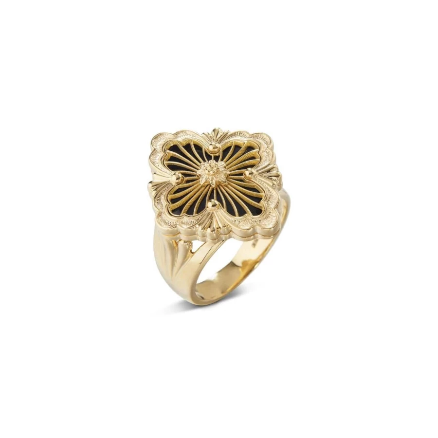 Buccellati Opera Tulle Diamond Ring in 18K Gold | Elegant Floral Design Luxury Jewelry