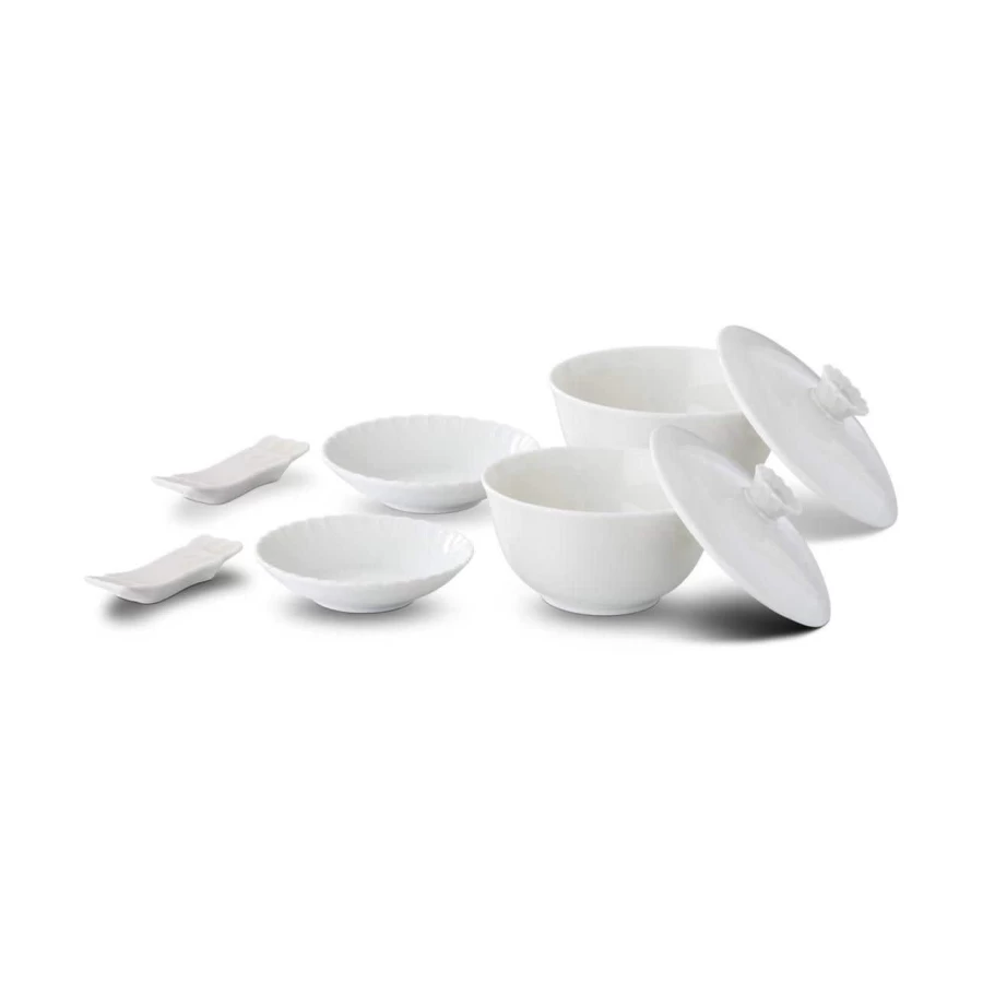 Buccellati Florence Furnace White Asia Double Rouche Luxury Tableware Set