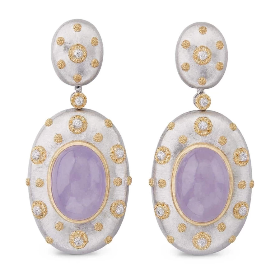 Buccellati Macri Colorful Gemstone Earrings for Women Luxury Italian Jewelry