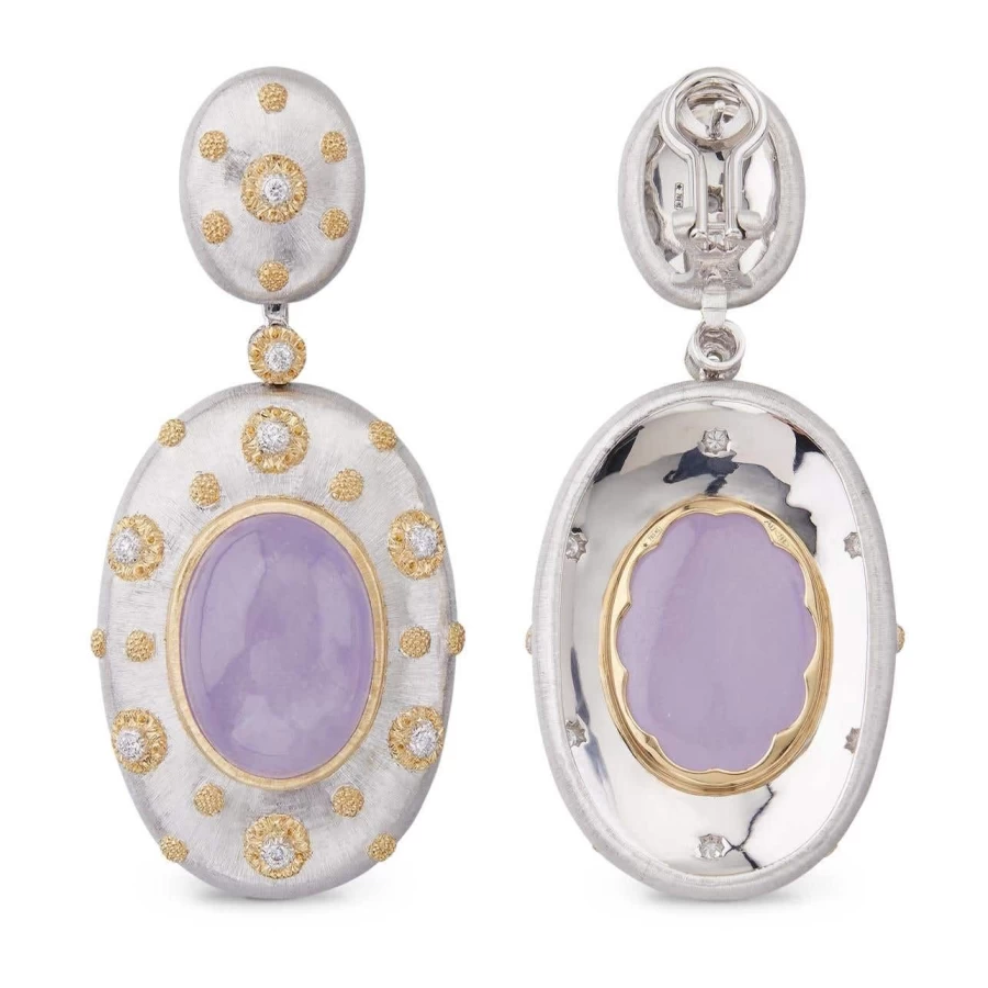 Buccellati Macri Colorful Gemstone Earrings for Women Luxury Italian Jewelry