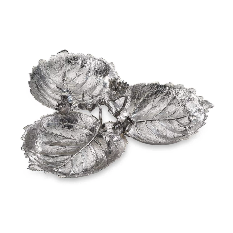 Buccellati Luxury Leaves Centerpiece - Elegant Floral Table Decor for Weddings & Events