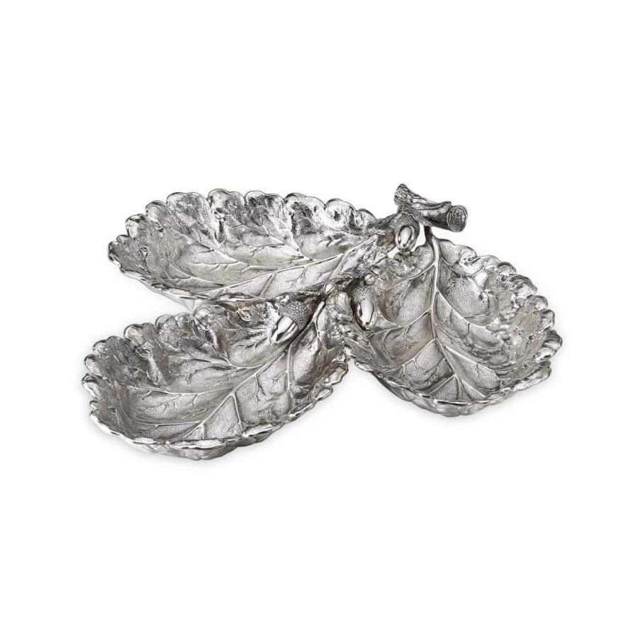 Buccellati Luxury Leaves Centerpiece - Elegant Floral Table Decor for Weddings & Events